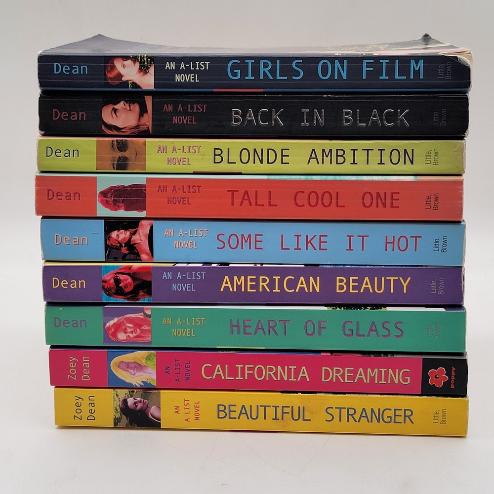 Zoey Dean The A-List Series Lot 9 Paperback Books Y2K Teen Fiction Good‎